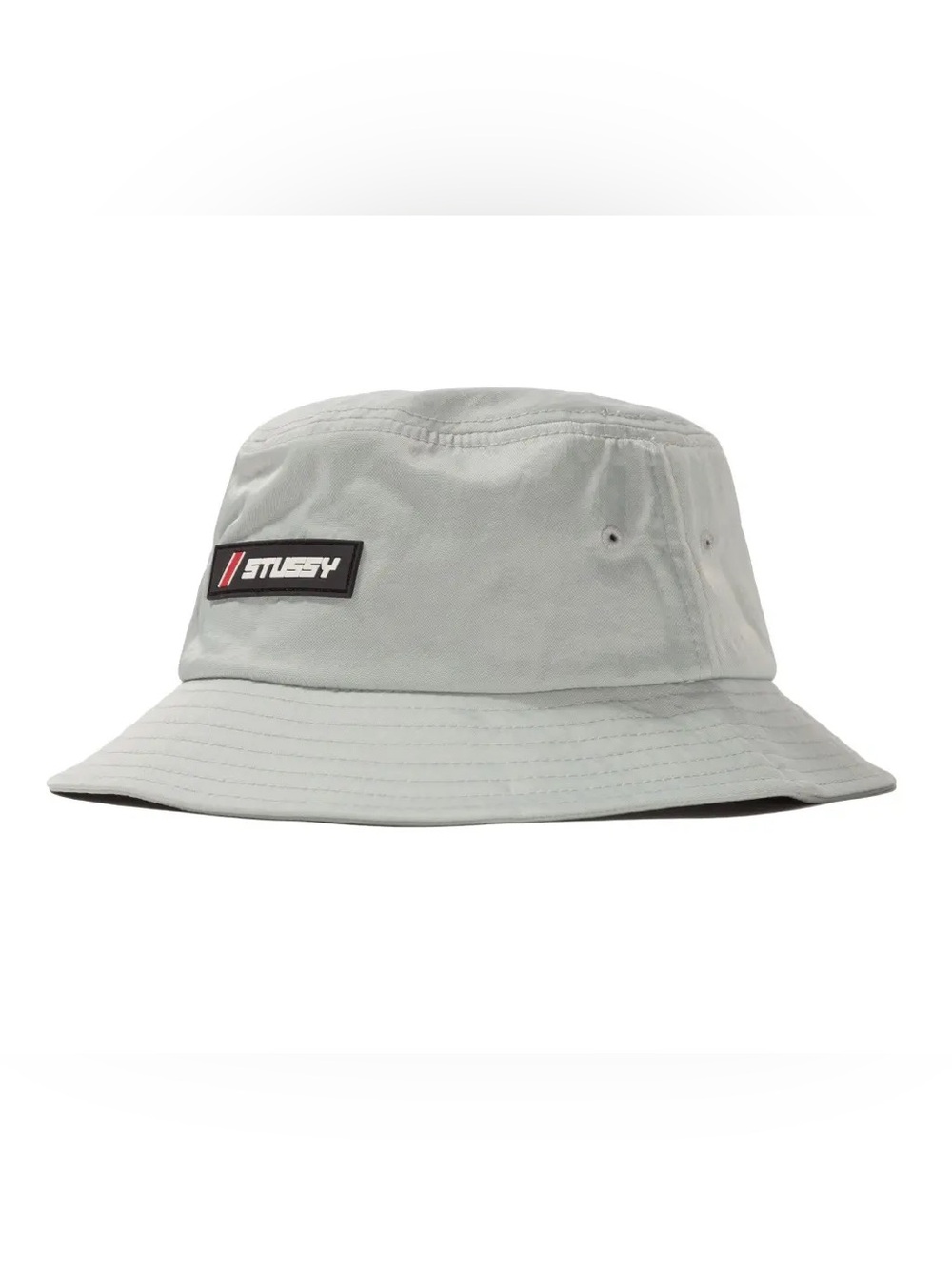 STUSSY Nylon Rubber Patch Bucket Hat